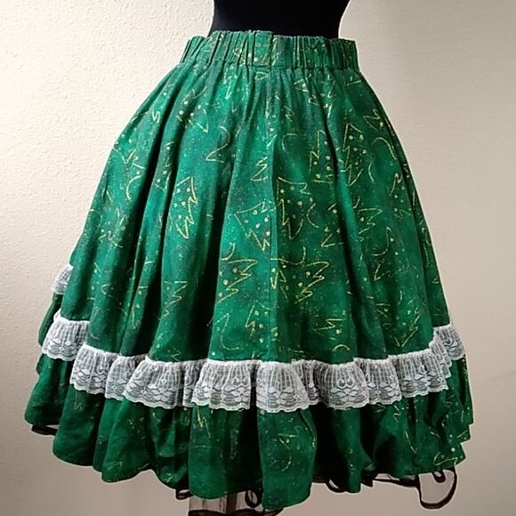 Visage Made Especially For You By Carlene Witcher Women Christmas Skirt Size M